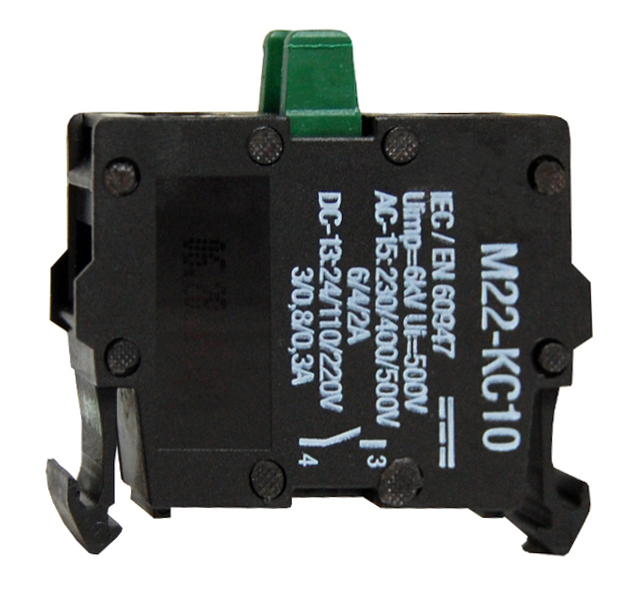 [SCH-MM216380] M22 Schakelelement bodemmontage 1x NO-contact