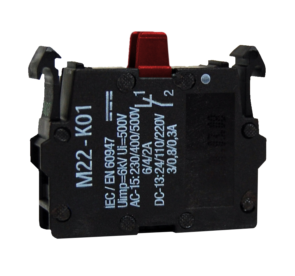 [SCH-MM216378] M22 Schakelelement frontmontage 1x NG-contact