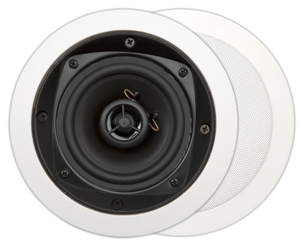 MDC501, basic, 2-weg inbouw LS, rond, 70W, wit (2pc)