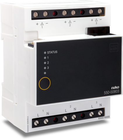 MEETMODULE ELEKTRICITEIT, 3 KANALEN, VOOR NIKO HOME CONTROL