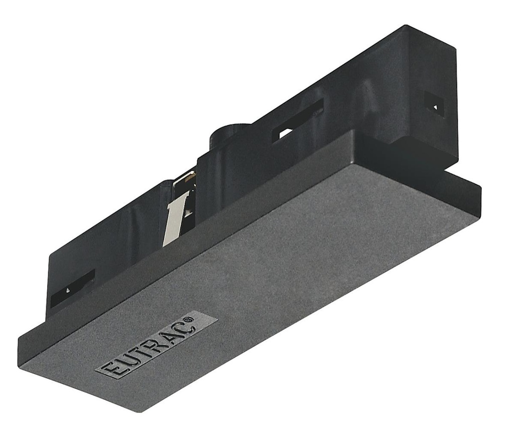 MIDDENVOEDING, voor EUTRAC 3-fase 230V opbouwrail, zwart