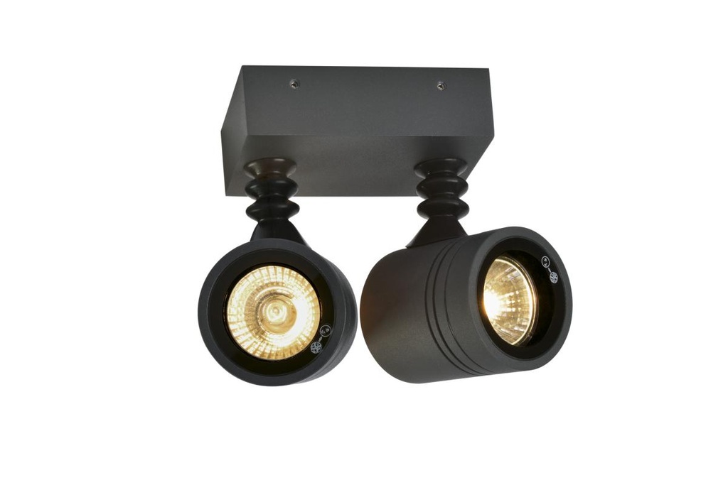 [SLV-233095] MYRA WALL, outdoor wand- en plafondarmatuur, zweivlammig, QPAR51, IP55,antraciet, max. 100W