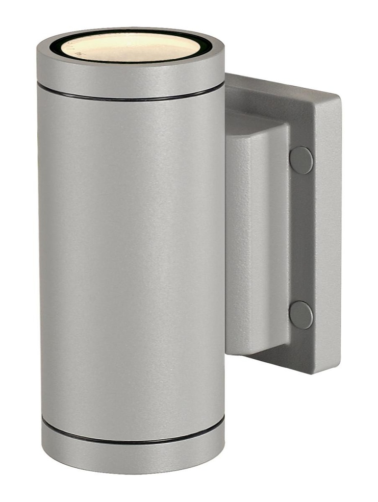 [SLV-233114] MYRA, outdoor wandarmatuur, QPAR51, IP55, up/down, zilvergrijs, max. 70W
