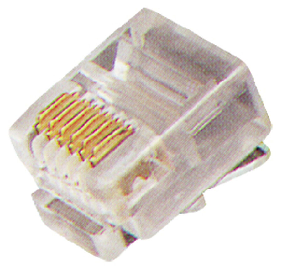 Mannelijke RJ12 6/6 krimp telefoonstekkers
