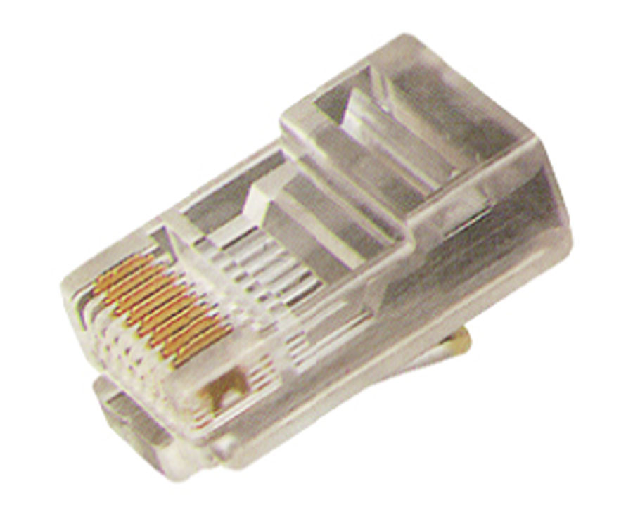 Mannelijke RJ45 8/8 krimp telefoonstekkers - 100 stuks