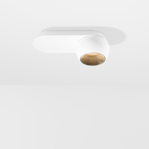 Marbul Surface Adjustable 109 1x LED 2700K Trailing Edge DI White Structure