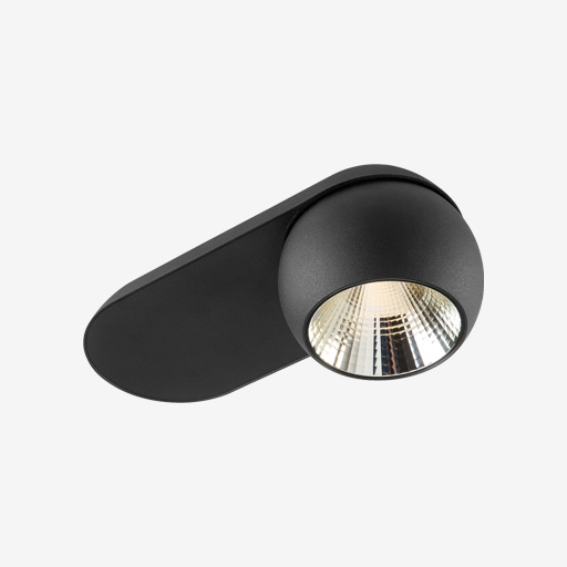 Marbul Surface Adjustable 109 1x LED 3000K Trailing Edge DI Black Structure