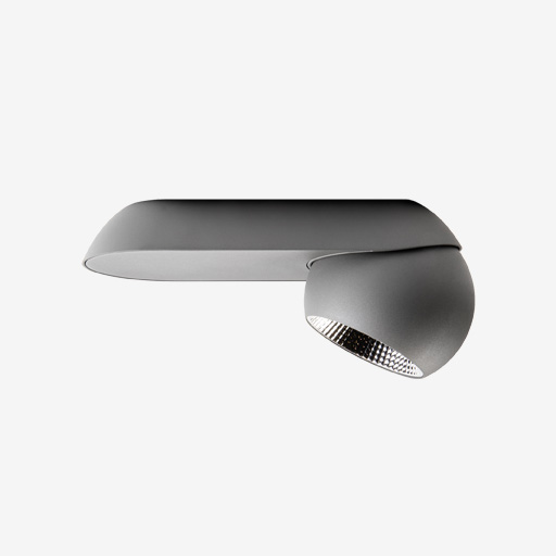 Marbul Surface Adjustable 109 1x LED 3000K Trailing Edge DI Donkey Grey Structure