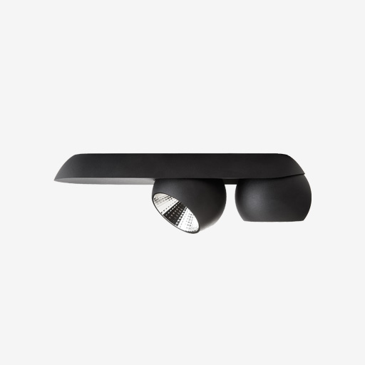 Marbul Surface Adjustable 109 2x LED 2700K Trailing Edge DI Black Structure