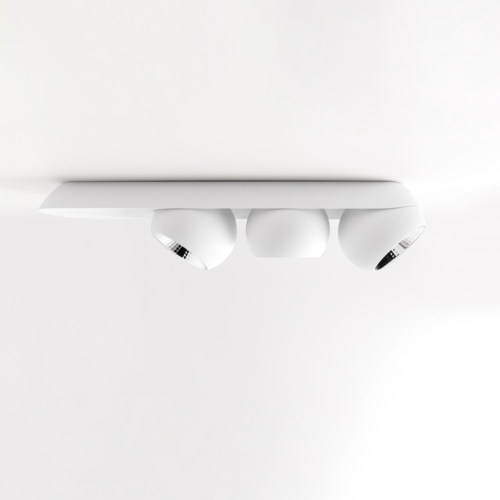 Marbul Surface Adjustable 109 3x LED 2700K Trailing Edge DI White Structure