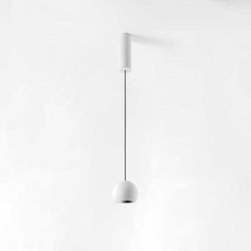 [MDL-14230009] Marbul Suspended 109 1x LED 2700K Trailing Edge DI White Structure