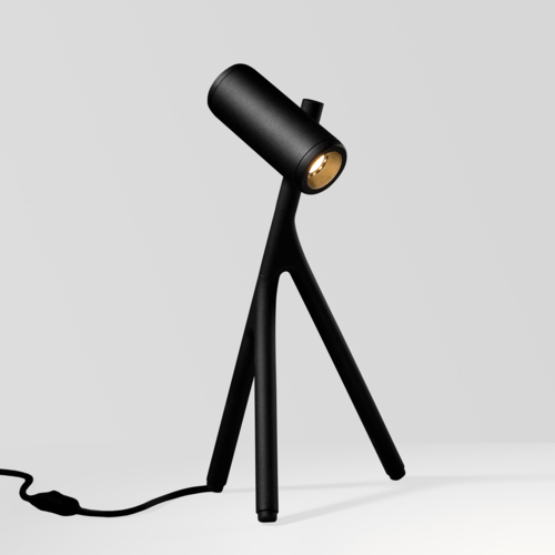 [MDL-12730032] Medard Desk Adjustable 70 1x LED GU10 2700K Medium Leading Edge Black Structure
