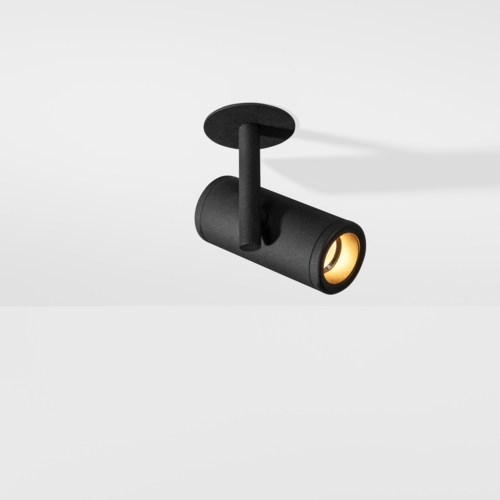 Medard Semi-Recessed Adjustable 42 1x LED 2700K Flood DE Black Structure