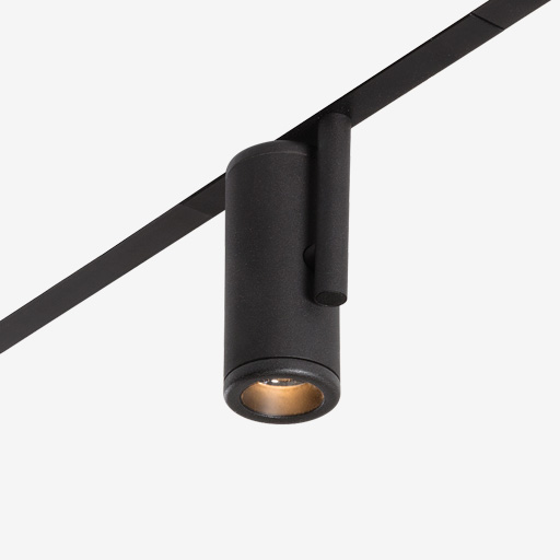 Medard Track 48V Adjustable 42 1x LED 3000K Flood 1-10V Black Structure