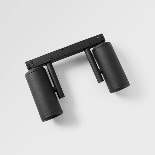 Medard Track 48V Adjustable 42 2x LED 2700K Flood DALI Black Structure