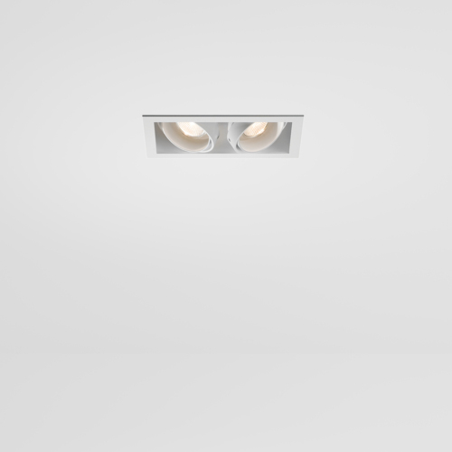 [MDL-10351309] Mini-Multiple Recessed Adjustable GU10 2x White Structure