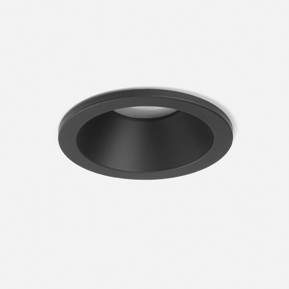 Minima Round Fixed IP65 Matt Black