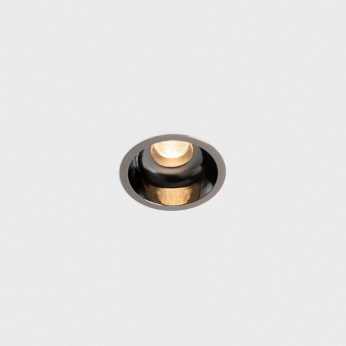 Minude Recessed 56 1x IP54 LED 2700K Medium DE Black Chrome
