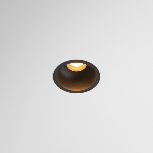 Minude Recessed 56 1x IP54 LED 2700K Medium DE Black Structure