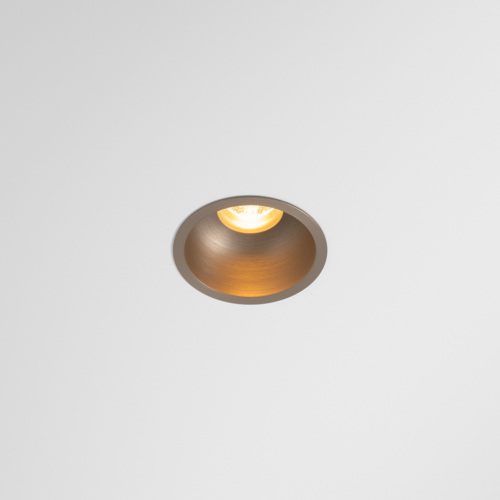 Minude Recessed 56 1x IP54 LED 2700K Medium DE Silver Bronze Brushed Anodised