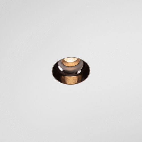 Minude Recessed Trimless 49 1x IP54 LED 2700K Medium DE Black Chrome