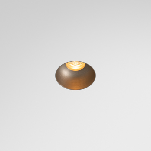 Minude Recessed Trimless 49 1x IP54 LED 2700K Medium DE Silver Bronze Brushed Anodised