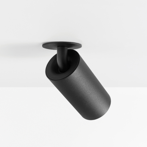 Minude Semi-Recessed Adjustable 45 1x LED 2700K Medium DE Black Structure