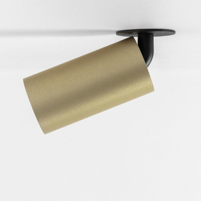 Minude Semi-Recessed Adjustable 45 1x LED 2700K Medium DE Champagne Brushed Anodised