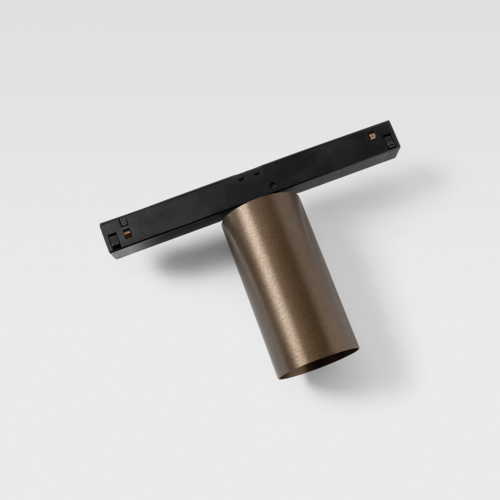 Minude Track 48V Adjustable 45 1x LED 2700K Medium 1-10V Bronze Brushed Anodised