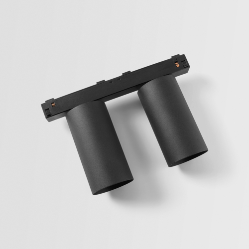 Minude Track 48V Adjustable 45 2x LED 2700K Medium DALI Black Structure