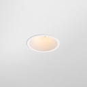 Modest Recessed 74 1x IP55 LED 2700K Medium DE White Structure