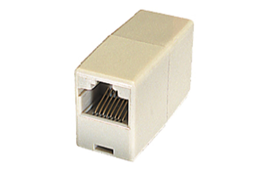 Modulaire recht verloopadapter - 2x Vrouwelijke RJ45 8/8 connector