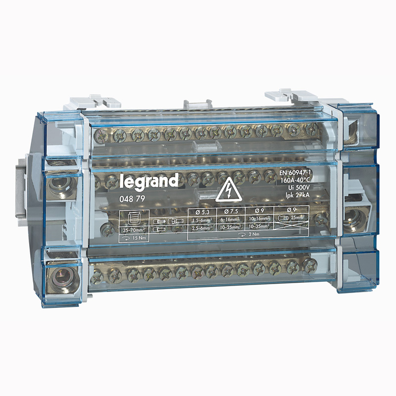 [LEG-004879] Modulaire verdeelklem 4p 160A