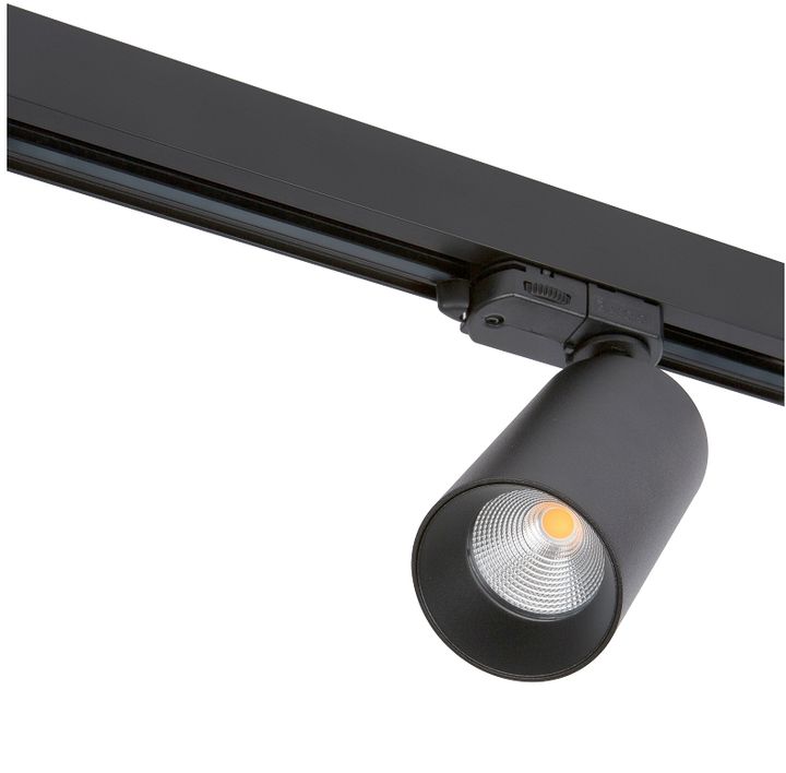 [TEC-TLC112WB36Z1] NAULA LED-Tracklight 3P TECO 12W 3000K 36° Ra 90 Ø60 Zwart Dim