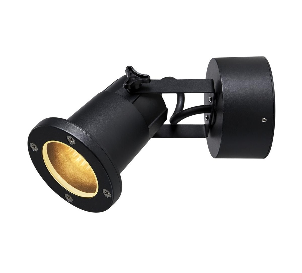 NAUTILUS WL QPAR51, outdoor wandarmatuur, zwart