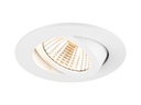 NEW TRIA® 68, plafondinbouwarmatuur, 2700K, 38°, IP 20, rond, wit