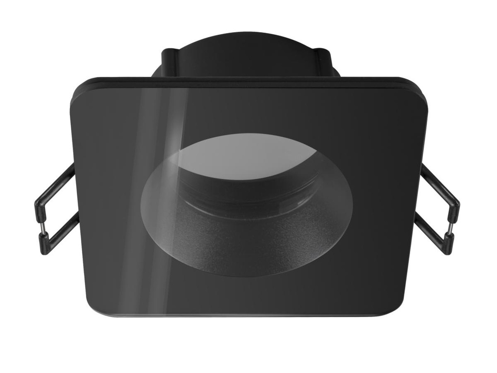 NEW TRIA® 68, ring voor plafondinbouw, L: 8.3, B: 8.3 H: 3.55 cm, IP 65, incl. glas, zwart