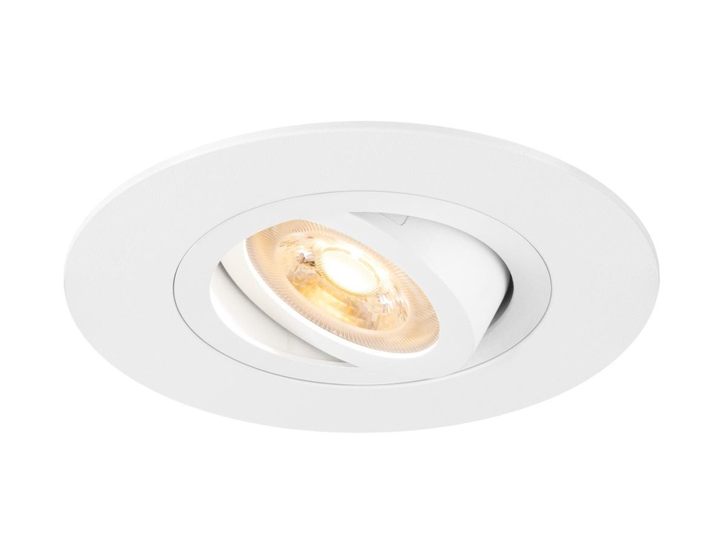 NEW TRIA® 75 XL, plafondinbouwarmatuur, rond, max. 10W GU10, wit