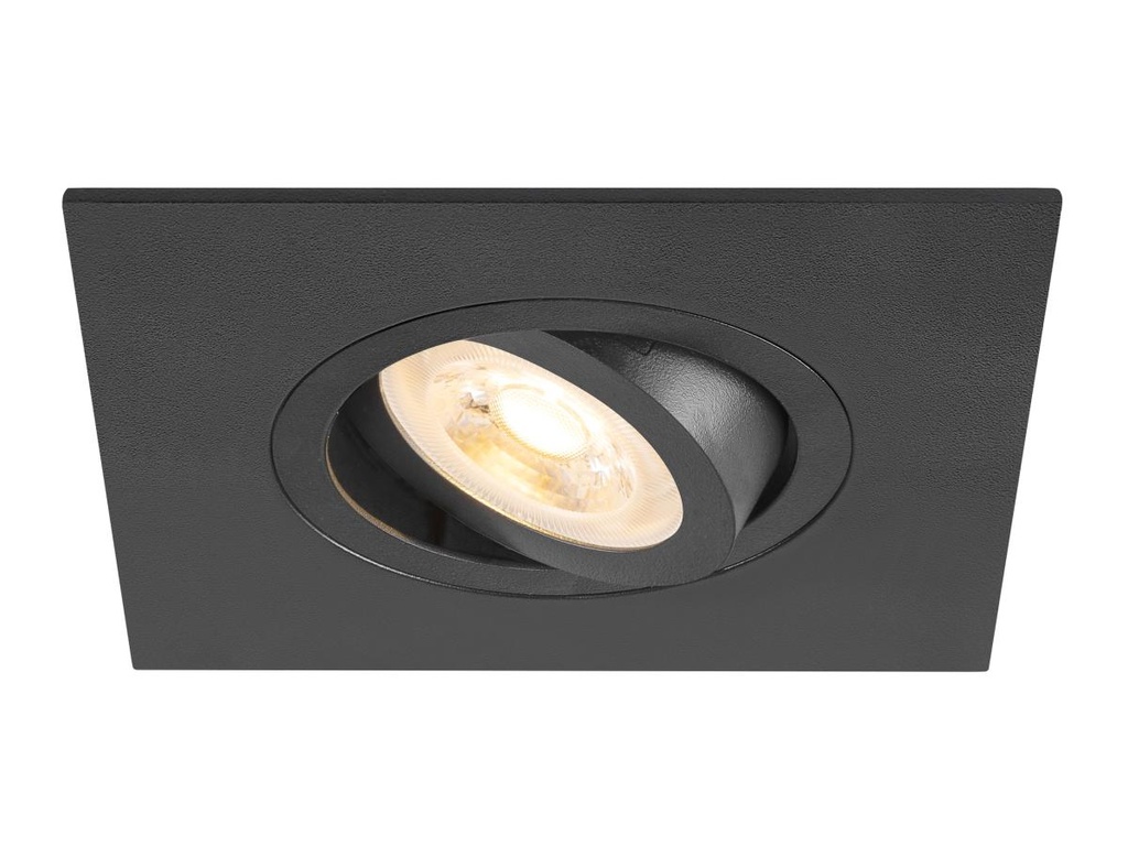 [SLV-1007628] NEW TRIA® 75 XL, plafondinbouwarmatuur, vierkant, max. 10W GU10, zwart