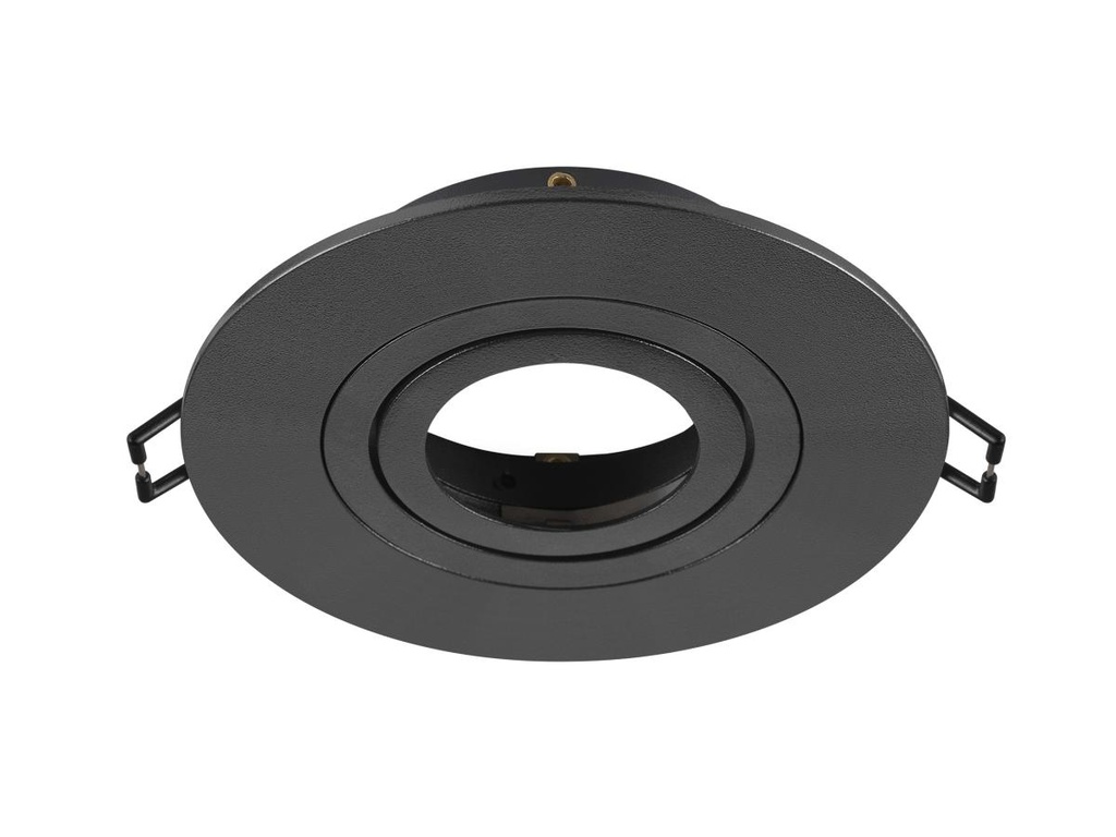 NEW TRIA® 75 XL, ring voor plafondinbouw, D: 11 H: 2.6 cm, IP 20, zwart