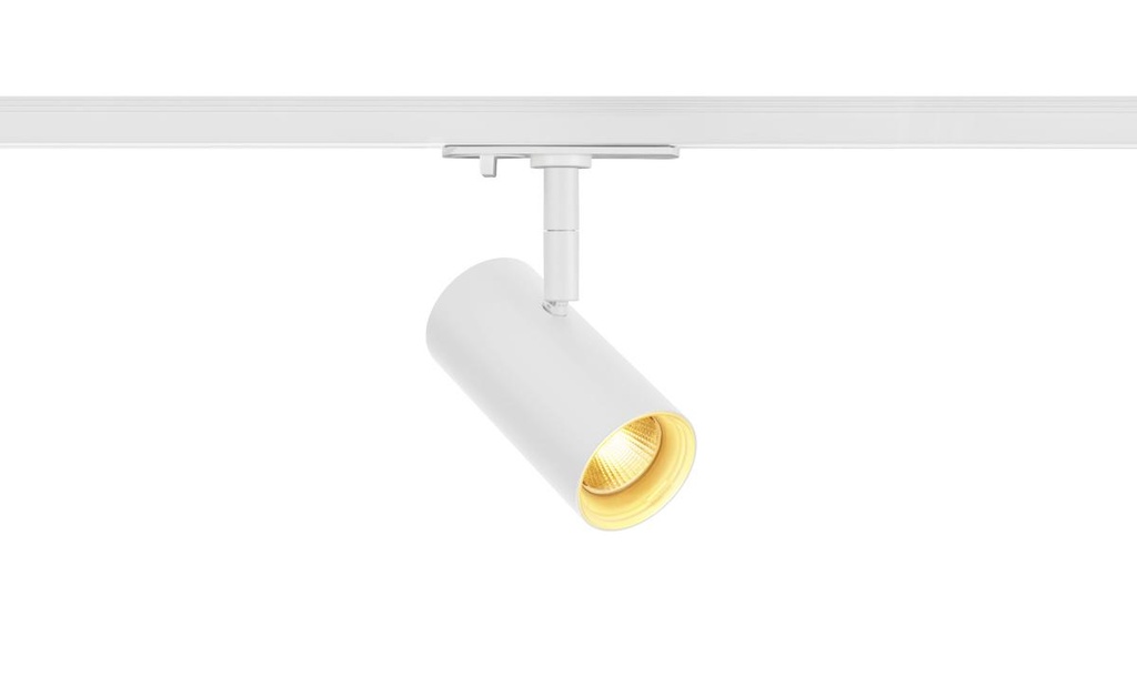 NOBLO® SPOT, 1~ spot, rond, 2700K, 6 W, faseaansnijding, 32°, wit