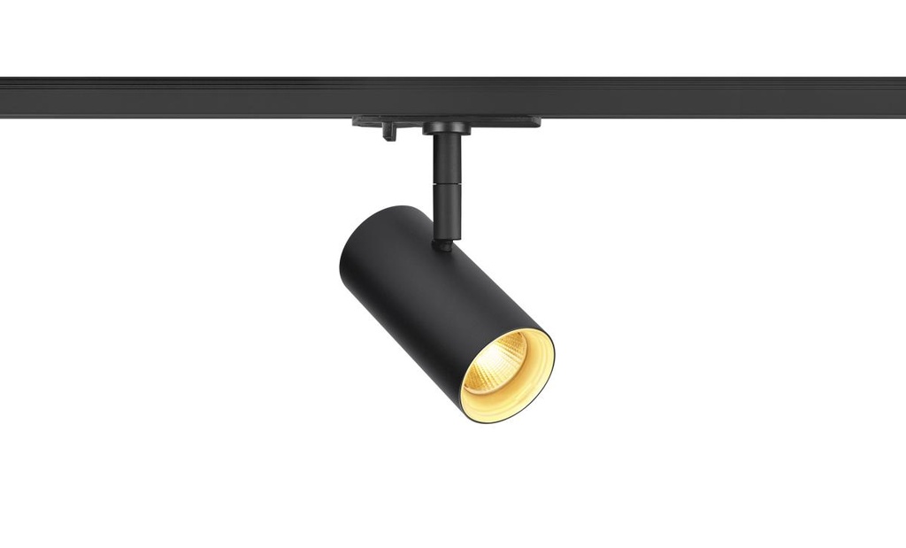 NOBLO® SPOT, 1~ spot, rond, 2700K, 6 W, faseaansnijding, 32°, zwart