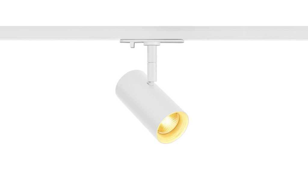 NOBLO® SPOT, 1~ spot, rond, 3000K, 6 W, faseaansnijding, 32°, wit