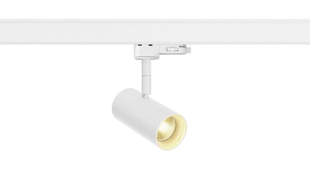 NOBLO® SPOT, 3~ spot, rond, 4000K, 6 W, faseaansnijding, 32°, wit