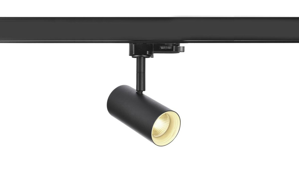 NOBLO® SPOT, 3~ spot, rond, 4000K, 6 W, faseaansnijding, 32°, zwart