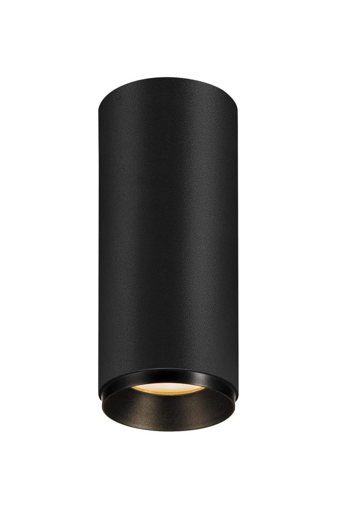 NUMINOS® CL DALI S, indoor led plafondopbouwarmatuur zwart/zwart 2700K 36°