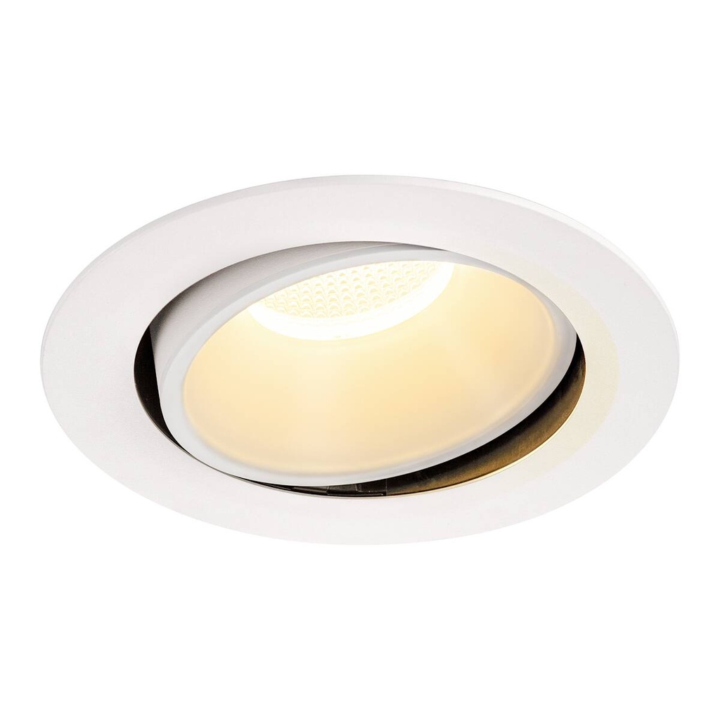 NUMINOS® MOVE DL XL, indoor led plafondinbouwarmatuur wit/wit 3000K 40° draai- en kantelbaar