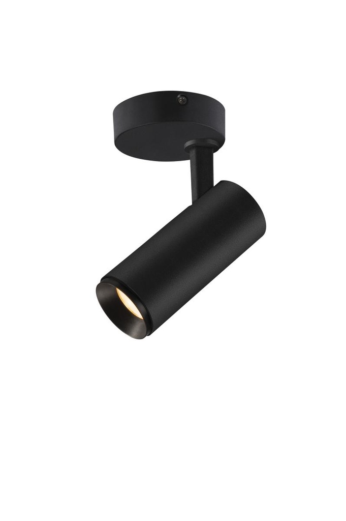 NUMINOS® SPOT DALI S, indoor led plafondopbouwarmatuur zwart/zwart 2700K 36°