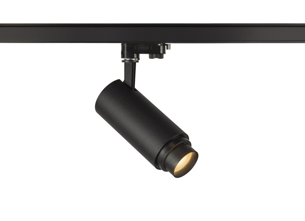 NUMINOS® ZOOM M PHASE, 3-fase spot zwart 20W 2700K 15-60°