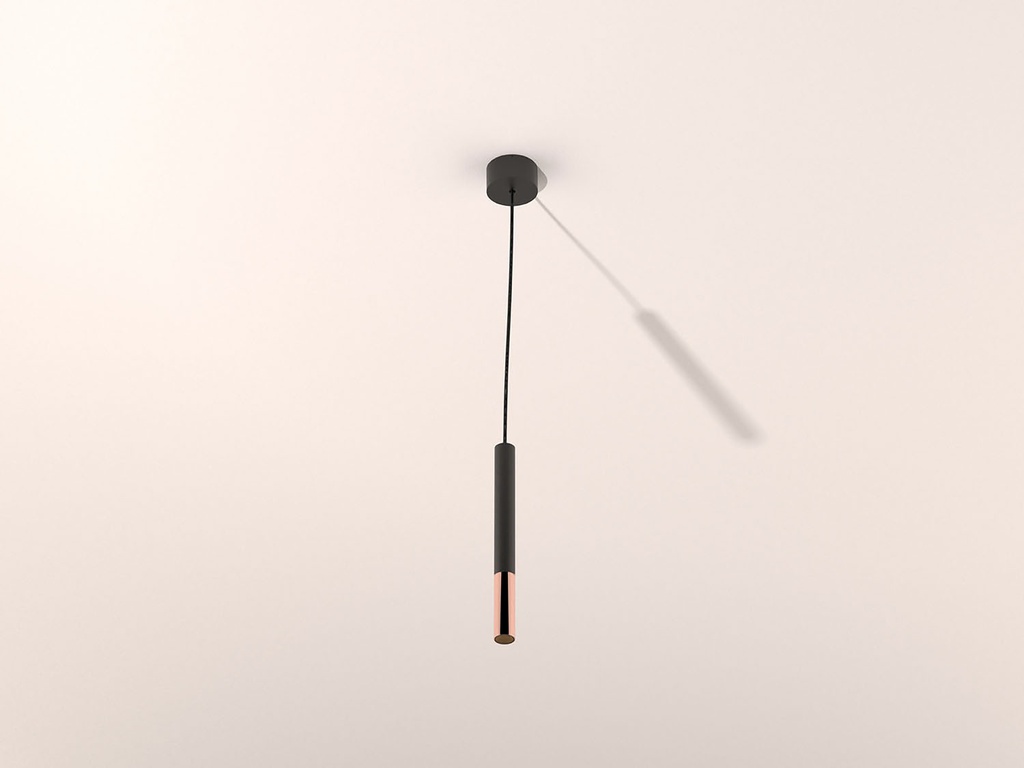 [TAL-418457] Nobel Pi 230V 2700K Mains Dimmable Textured Black + Cu29